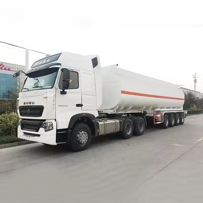 12 pneus de alumínio tanque de combustível semi-reboque para petróleo bruto gasolina diesel e mais