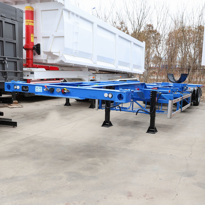351-450hp Half Pipe Rear Dump Truck Trailer Tipper Semi-trailer com 4 eixos 40cbm 80tons