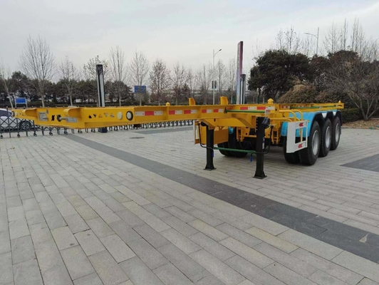 50 T Capacidade de carga 40 FT Chassis esqueleto Semi-reboque para transporte de contentores
