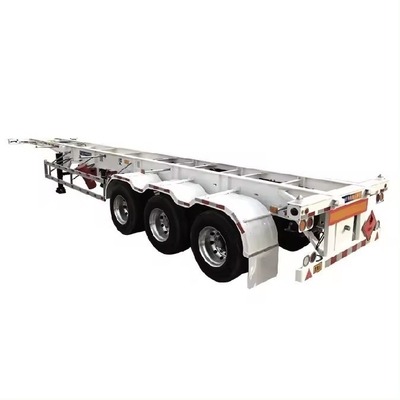 20FT 45FT Esqueleto Usado Semi 40FT Esqueleto Container Chassis Trailer Semi-Trailer