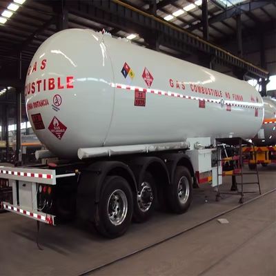 Uganda Mercado Gás Gás LPG Tanker Tanque de Asfalto Semi-remolque Serviço pós-venda de um ano