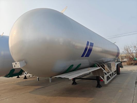 Tanque de combustível de gás liquefeito de 3 eixos 42000L 45000L Tanque de petróleo de gasolina Semi-reboque
