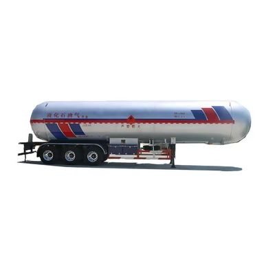 3 eixos de transporte de gás Tanker Trailer Tank LPG Semi-trailer com pressão de projeto de 1,61MPa