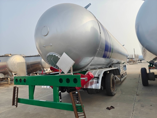 56cbm 57 Cbm 28 Tons 29 Tons GLP Gás propano Tanque rodoviário Semi-reboque para 3 eixos