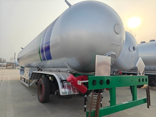 56cbm 57 Cbm 28 Tons 29 Tons GLP Gás propano Tanque rodoviário Semi-reboque para 3 eixos