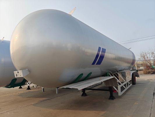 56cbm 57 Cbm 28 Tons 29 Tons GLP Gás propano Tanque rodoviário Semi-reboque para 3 eixos