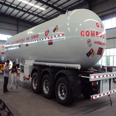Caminhão-tanque de gás liquefeito 60000L 60m3 30t 25t 30t 25t Pneus número 12