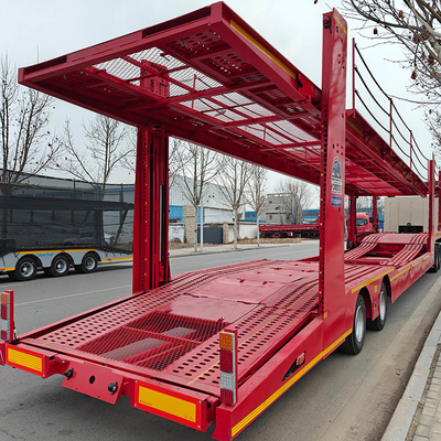 Customização 3 eixos Car Carrier Transport Carrying Semi-trailer