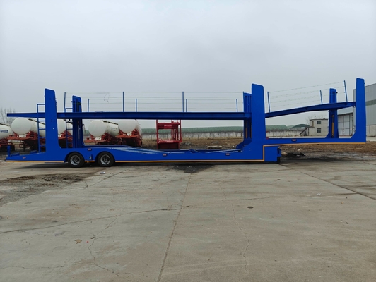 Transportador de veículos automóveis 2/3 eixo transportador de veículos semi-reboque com e 50T peso de carga
