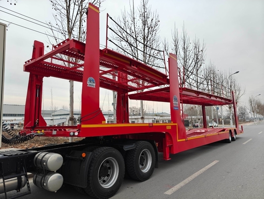 Auto-dumping 6 unidades Automóvel de dois andares Transporte de veículos Transporte de veículos Semirreboques