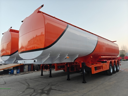 Reboque 1820mm Maxway Tanque de combustível Alumínio Tanker de óleo Semi-remolque 42000 45000 litros Vendas