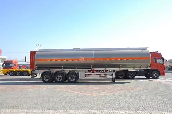 3 eixos 45000/50000L Tanker de combustível de óleo de gasolina semi-reboque com personalização