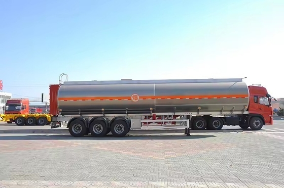 3 eixos Cisterna de combustível Semi-reboque 40000 42000 45000 50000 60000 Litros Tanque de óleo