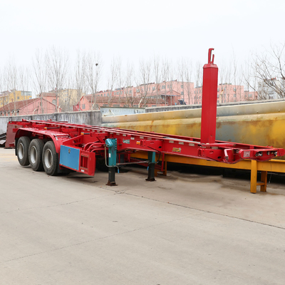 Tri Axles Car Carrier Estrutura esquelética Semi-trailer com 12 pneus e personalização