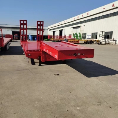 Reboque de caminhão de 80-100 toneladas com 4 eixos e serviço pós-venda de dois anos