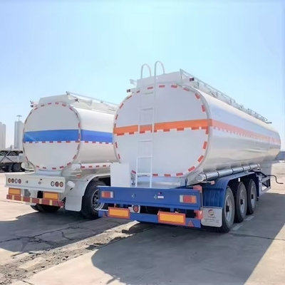 4 eixos 50 Cbm 50000 litros tanque de óleo trailer tanque de combustível semi-reboque para o seu projeto