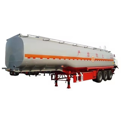 Semi-reboque de cargas pesadas de aço de gasolina/diesel/óleo/combustível/tanque de líquido inflamável de 45000L