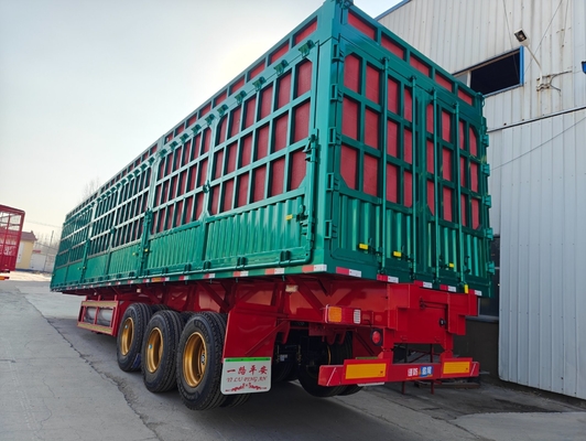 3 eixo 60 80 toneladas vedação Pecuária Animais Pecuária Pecuária Pecuária Peças de transporte Carga vedação semi-reboque