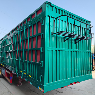 Sistema de travagem antibloqueio ABS equipado com semi-reboque de transporte de carga de 50 toneladas com parede lateral