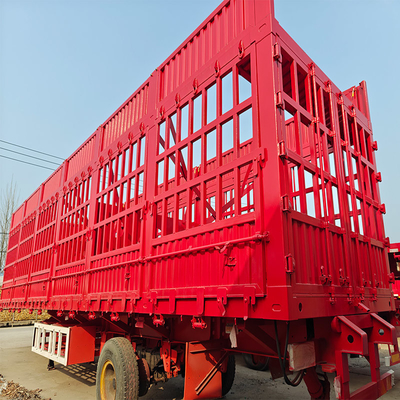 3 eixo de transporte estaca vedação de carga camião de descarga semi-reboque com e 13000 * 2500 * 3250mm