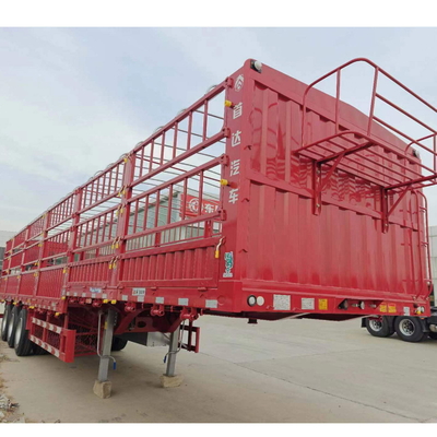 12 Pneus vedação peças de gado estaca de carga semi-reboque para transporte de carga pesada