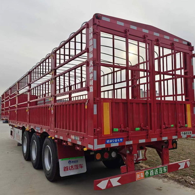 13000*2500*3250mm Chassi de aço Parede Semi-reboque para transporte de carga