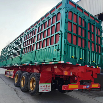 13000*2500*3250mm 3 eixos vedação de transporte de grãos semi-reboque carregamento estaca semi-reboque