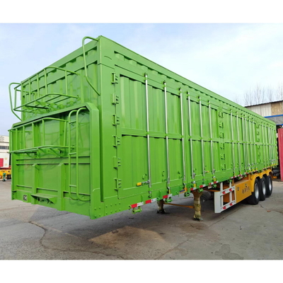 13000*2500*3250mm 3 eixos vedação de transporte de grãos semi-reboque carregamento estaca semi-reboque