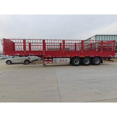 13000*2500*3250mm 3 eixos vedação de transporte de grãos semi-reboque carregamento estaca semi-reboque