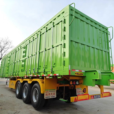 13000*2500*3250mm 3 eixos vedação de transporte de grãos semi-reboque carregamento estaca semi-reboque