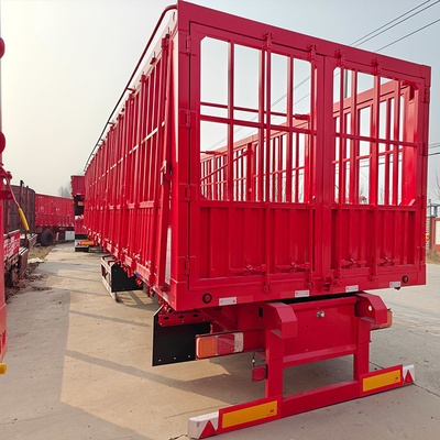 2&quot; ou 3&quot; Kingpin Fence Stake Bulk Cargo Semi-Trailer Dumping Truck com pneus de duas moedas