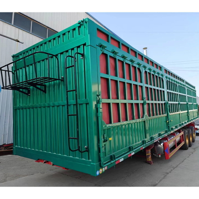 2&quot; ou 3&quot; Kingpin Fence Stake Bulk Cargo Semi-Trailer Dumping Truck com pneus de duas moedas