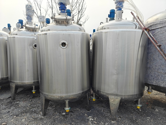 Tanque de aquecimento de mistura de camada dupla revestido de aço inoxidável dentro do misturador de alta cisalhamento