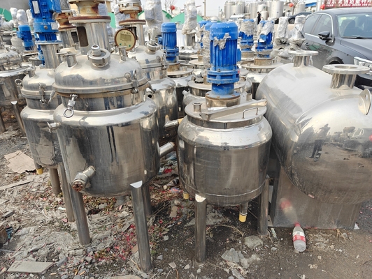 Tanque de aquecimento de mistura de camada dupla revestido de aço inoxidável dentro do misturador de alta cisalhamento