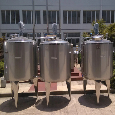 Tanque de aquecimento de mistura de camada dupla revestido de aço inoxidável dentro do misturador de alta cisalhamento