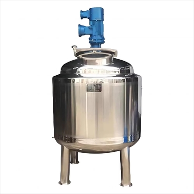 Tanque de aquecimento de mistura de camada dupla revestido de aço inoxidável dentro do misturador de alta cisalhamento