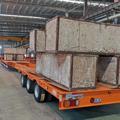 Semi-reboque de banco plano para eixos BPW/Fuwa de 20 FT ou 40 FT de contêineres e sistema trancável
