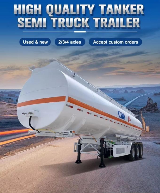 48m³ Aluminum Alloy Oil Transport Semi-Trailer